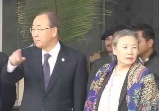 ban feels nostalgic on india visit visits old... ban feels nostalgic on india visit visits old...