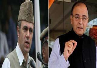 jaitley has one on one meeting with omar - India... jaitley has one on one meeting with omar - India...