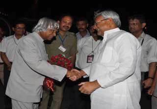 kalam and nitish hold 75 minute luncheon meeting... kalam and nitish hold 75 minute luncheon meeting...