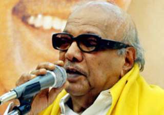 karuna to hit campaign trail from april 5 - India... karuna to hit campaign trail from april 5 - India...