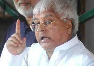 lalu yadav blames railways for rajdhani express... lalu yadav blames railways for rajdhani express...
