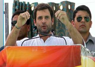 live reporting rahul says bjp works for rich... live reporting rahul says bjp works for rich...