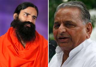 mulayam extends support to ramdev on black money... mulayam extends support to ramdev on black money...