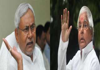 nitish thanks lalu for support appeals for unity... nitish thanks lalu for support appeals for unity...