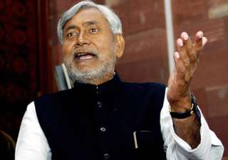 nitish accuses upa of indulging in give and take... nitish accuses upa of indulging in give and take...