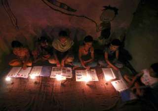 power shortage aap mlas stage protest outside... power shortage aap mlas stage protest outside...