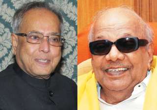 pranab launches campaign meets karunanidhi -... pranab launches campaign meets karunanidhi -...