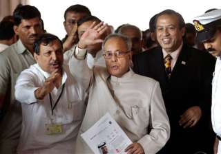 pranab seeks floating votes for his candidature -... pranab seeks floating votes for his candidature -...