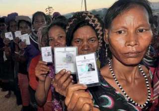 protests over tribal refugees voting in mizoram... protests over tribal refugees voting in mizoram...