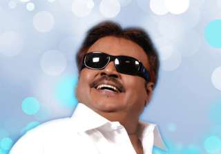 rahul s wishes to vijayakant bring cheers to... rahul s wishes to vijayakant bring cheers to...