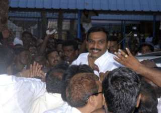 raja arrives to a rousing reception in chennai -... raja arrives to a rousing reception in chennai -...
