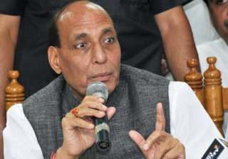 rajnath speaks to pm demands more forces to curb... rajnath speaks to pm demands more forces to curb...