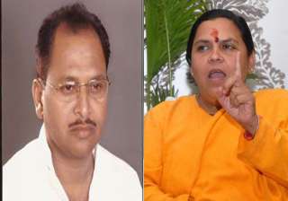 sp leader mirza karamat baig compares uma bharti... sp leader mirza karamat baig compares uma bharti...