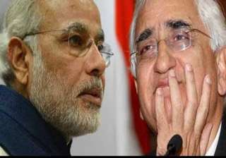 salman khurshid compares modi to a nursery child... salman khurshid compares modi to a nursery child...