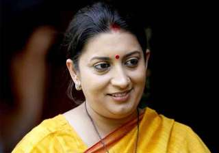 smriti irani refuses to comment on delhi... smriti irani refuses to comment on delhi...