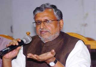 sushil plays up divergent views of manjhi nitish... sushil plays up divergent views of manjhi nitish...