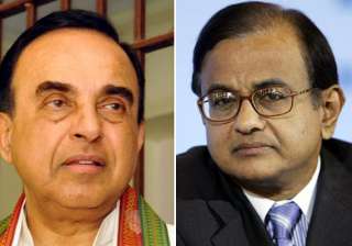 swamy says chidambaram is a shameless person -... swamy says chidambaram is a shameless person -...