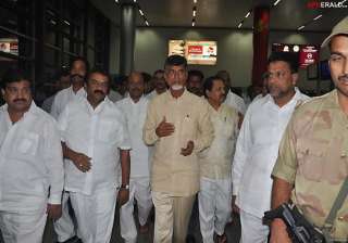 telangana naidu discharged leaves by air for... telangana naidu discharged leaves by air for...