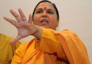 uma bharti denies she ever sought ticket from... uma bharti denies she ever sought ticket from...