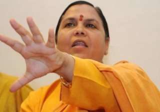 uma suggests out of court settlement on ayodhya... uma suggests out of court settlement on ayodhya...