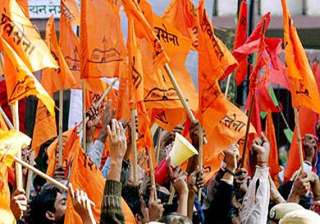 uproar over shiv sena s majha maharashtra bhagwa... uproar over shiv sena s majha maharashtra bhagwa...