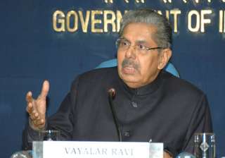 vayalar ravi slams oil companies says their claim... vayalar ravi slams oil companies says their claim...