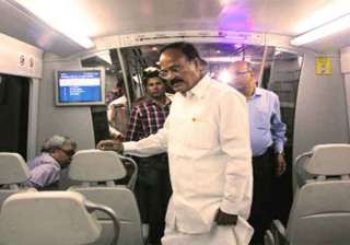 venkaiah naidu to use airport metro from now on -... venkaiah naidu to use airport metro from now on -...