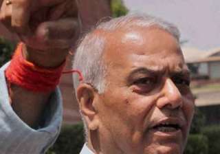 yashwant sinha refuses party s request to apply... yashwant sinha refuses party s request to apply...