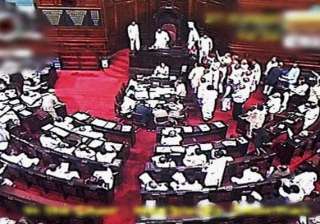 opposition forces rs adjournment till noon on... opposition forces rs adjournment till noon on...