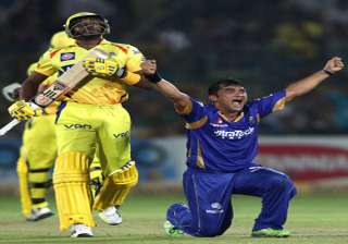 champions league rajasthan royals tame chennai to... champions league rajasthan royals tame chennai to...