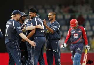 comfortable win for chargers as dd batsmen falter... comfortable win for chargers as dd batsmen falter...