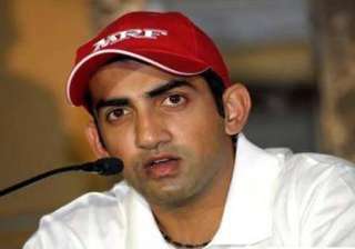 dhawan has raised the bar for us says gautam... dhawan has raised the bar for us says gautam...
