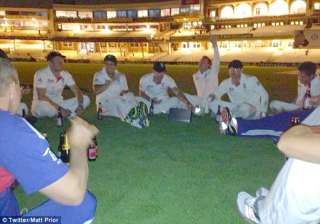 england players celebrate ashes win by urinating... england players celebrate ashes win by urinating...