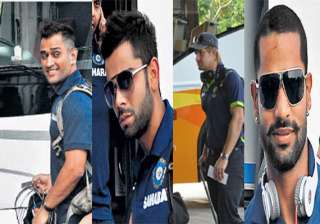 india australia teams arrive in chandigarh for... india australia teams arrive in chandigarh for...