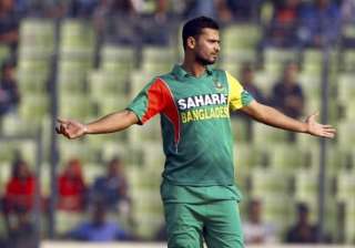 mashrafe to lead bangladesh in wc rookie soumya... mashrafe to lead bangladesh in wc rookie soumya...