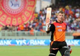 ipl 8 warner powers sunrisers to 177/4 vs kkr -... ipl 8 warner powers sunrisers to 177/4 vs kkr -...