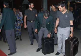pakistan cricket team arrives in bangladesh for... pakistan cricket team arrives in bangladesh for...