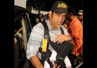 in pics india captain ms dhoni spotted with his... in pics india captain ms dhoni spotted with his...