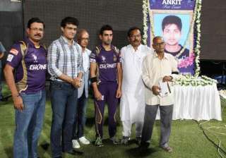 tribute to late cricketer ankit keshri at eden... tribute to late cricketer ankit keshri at eden...