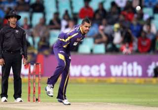 ipl 8 sunil narine again reported for suspected... ipl 8 sunil narine again reported for suspected...