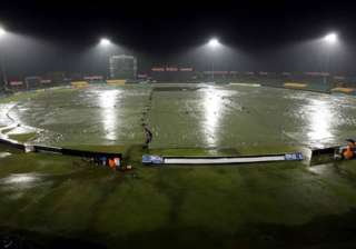 nz sl match called off due to rain for second... nz sl match called off due to rain for second...