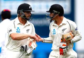 new zealand s williamson watling set batting... new zealand s williamson watling set batting...