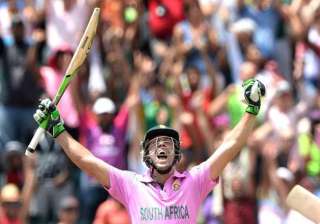 sa vs wi de villiers hits fastest odi century in... sa vs wi de villiers hits fastest odi century in...