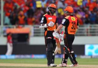 warner dhawan help sunrisers outplay kkr by 16... warner dhawan help sunrisers outplay kkr by 16...