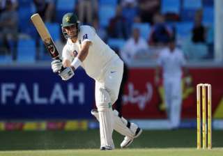 misbah guides pakistan to 429 8 against south... misbah guides pakistan to 429 8 against south...