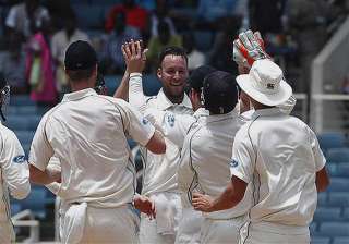 new zealand lead by 260 after bowling west indies... new zealand lead by 260 after bowling west indies...