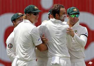 spinner lyon gives australia the edge in 2nd test... spinner lyon gives australia the edge in 2nd test...