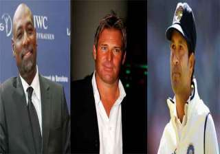 viv richards shane warne invited for sachin s... viv richards shane warne invited for sachin s...