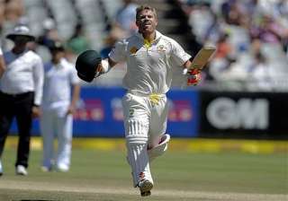 warner moves into fifth harris second in icc test... warner moves into fifth harris second in icc test...