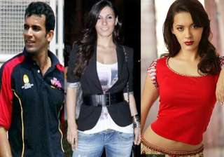 zaheer khan splits with isha spotted with vj... zaheer khan splits with isha spotted with vj...